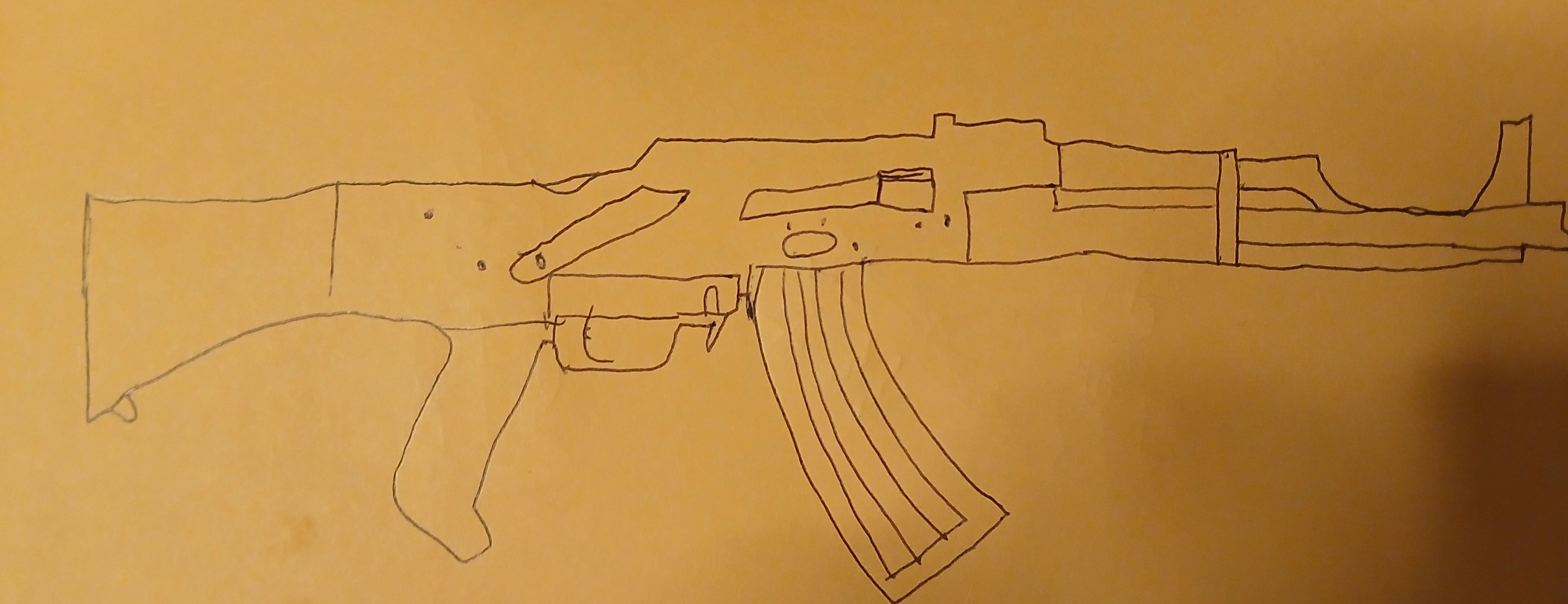 AKM drawn from memory